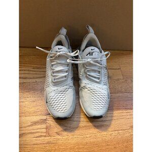 Nike Air 270 Mens Sneakers Size 10 White Mesh Breathable Athletic Shoes